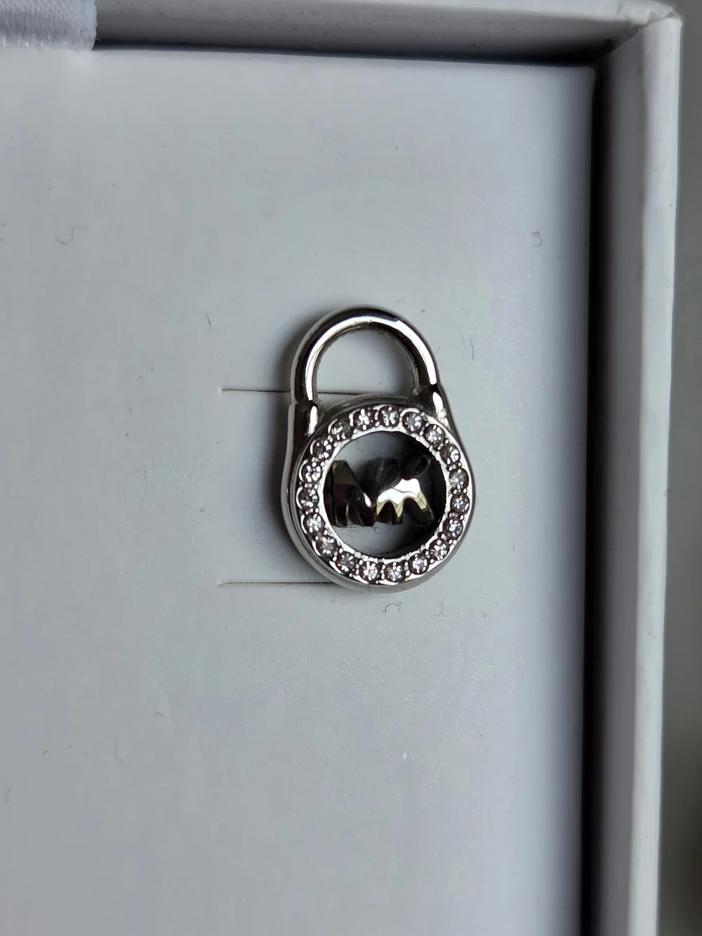 Michael Kors Pavé Crystal Padlock Stud Earrings